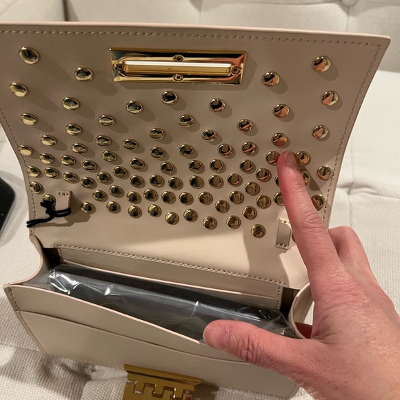 Zac Posen crystal adorned cross body/clutch bag - Picture 5 of 9